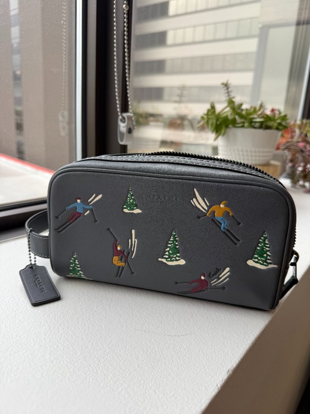 Coach Ski Slopes- Cosmetic bag NWOT